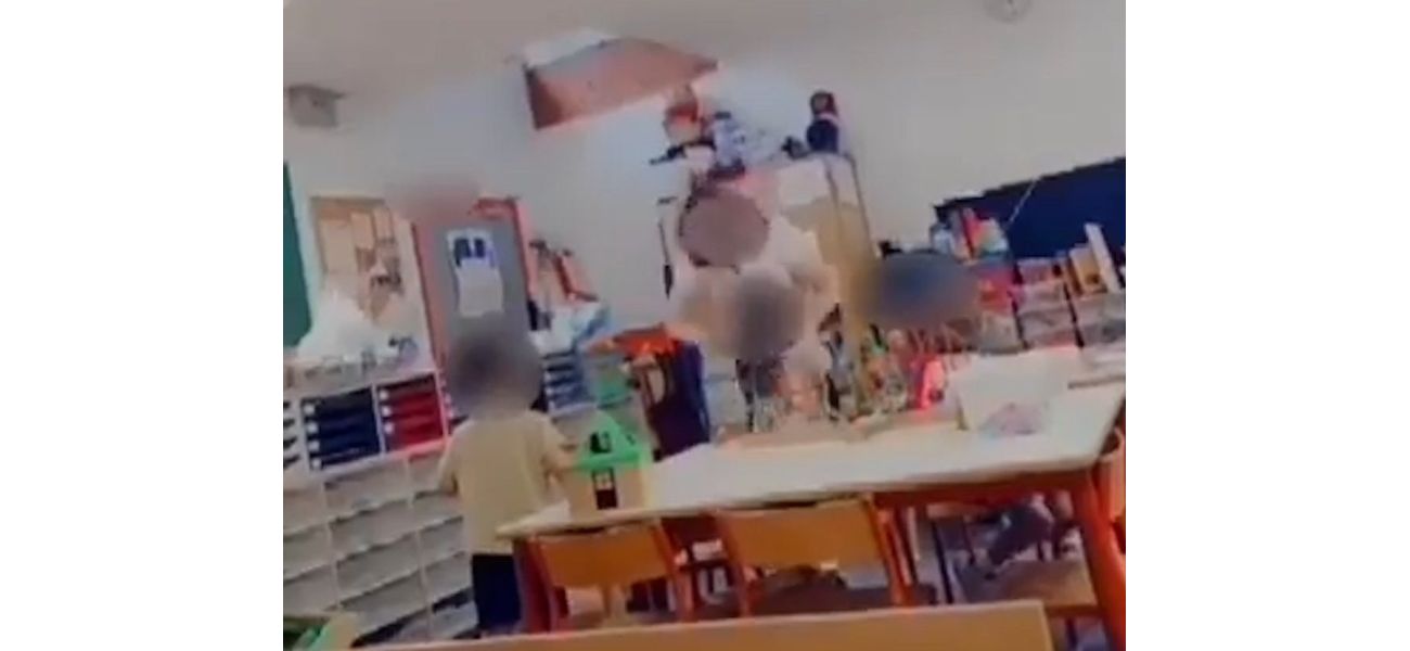 Controversy over teacher striking crying girl who calls for mother.