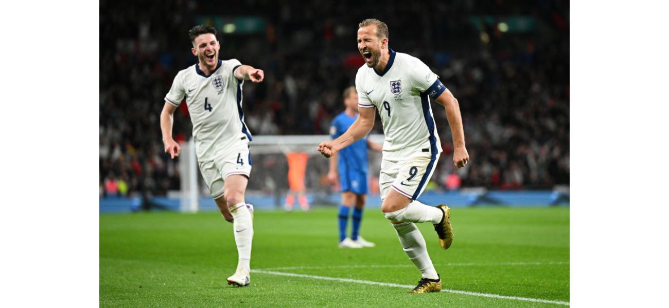 England's Harry Kane scores twice in his 100th cap as the team receives high ratings.