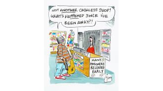 Guy Venables creates a daily cartoon for Metro.