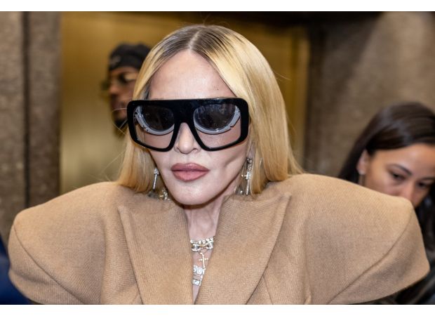 66-year-old Madonna debuts a new, sculpted appearance at New York Fashion Week.