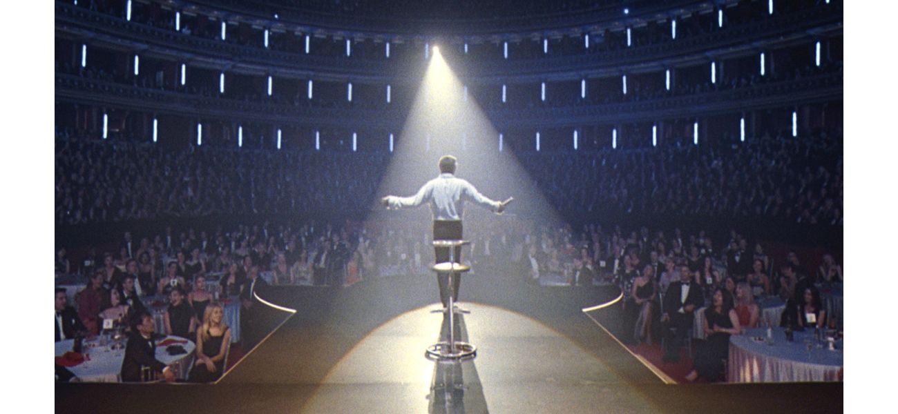 Famous 90s star cries as strange movie gets enthusiastic reception.