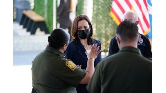 An explanation of Kamala Harris's stance and actions regarding immigration.