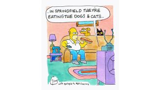 A cartoon in the Metro newspaper created by cartoonist Guy Venables, appearing on a daily basis.
