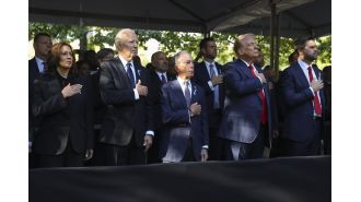 Biden, Harris, and Trump commemorate 9/11 at New York ceremony.