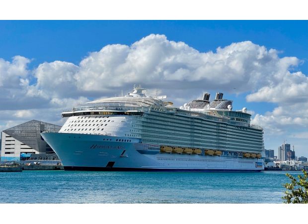 A 12-year-old boy died after falling from a balcony on a cruise ship.