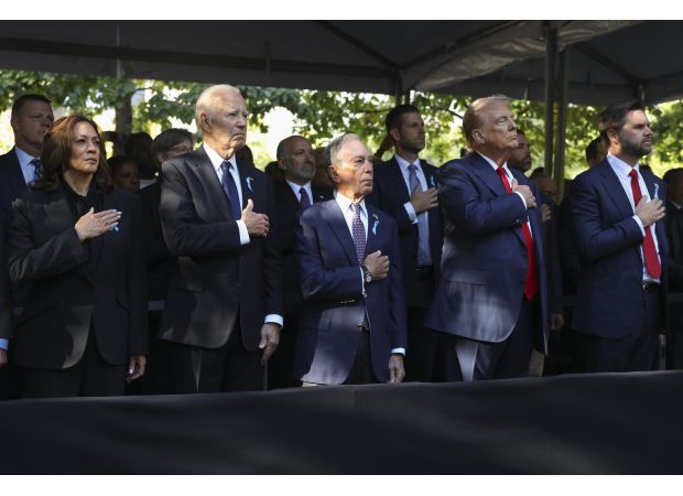 Biden, Harris, and Trump commemorate 9/11 at New York ceremony.