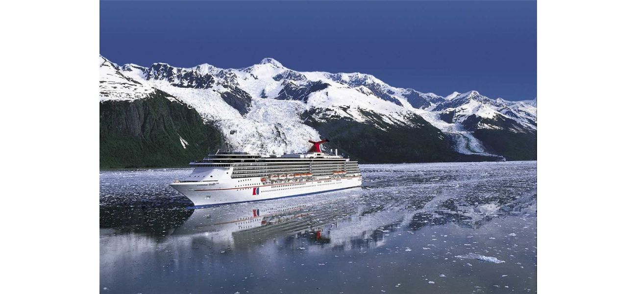 A cruise ship crashes into an iceberg near Alaska.