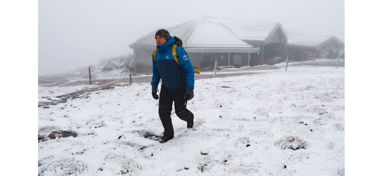 Britain is preparing for a cold spell as the first snow of fall arrives.