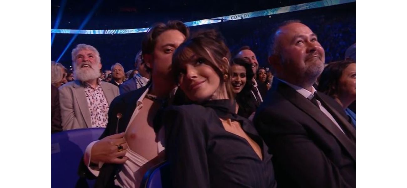 Michelle Keegan was embarrassed when her co-star accidentally exposed himself on live television at the NTAs.