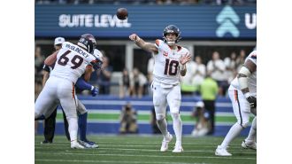 Broncos' rookie QB Nix stays positive despite shaky first game performance.