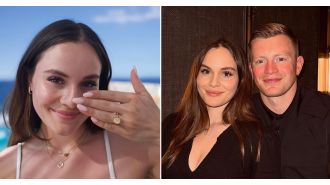 Adam Peaty, Olympic swimmer, proposed to Holly Ramsay, Gordon Ramsay's daughter, and she shared a photo of her large engagement ring.