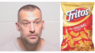 A man admits stealing a car because he was tempted by a bag of chips left on the front seat.