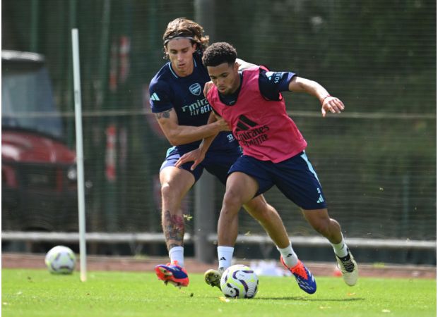 Theo Walcott says Arsenal's Ethan Nwaneri is not ready to fill in for Martin Odegaard in the upcoming Tottenham match.