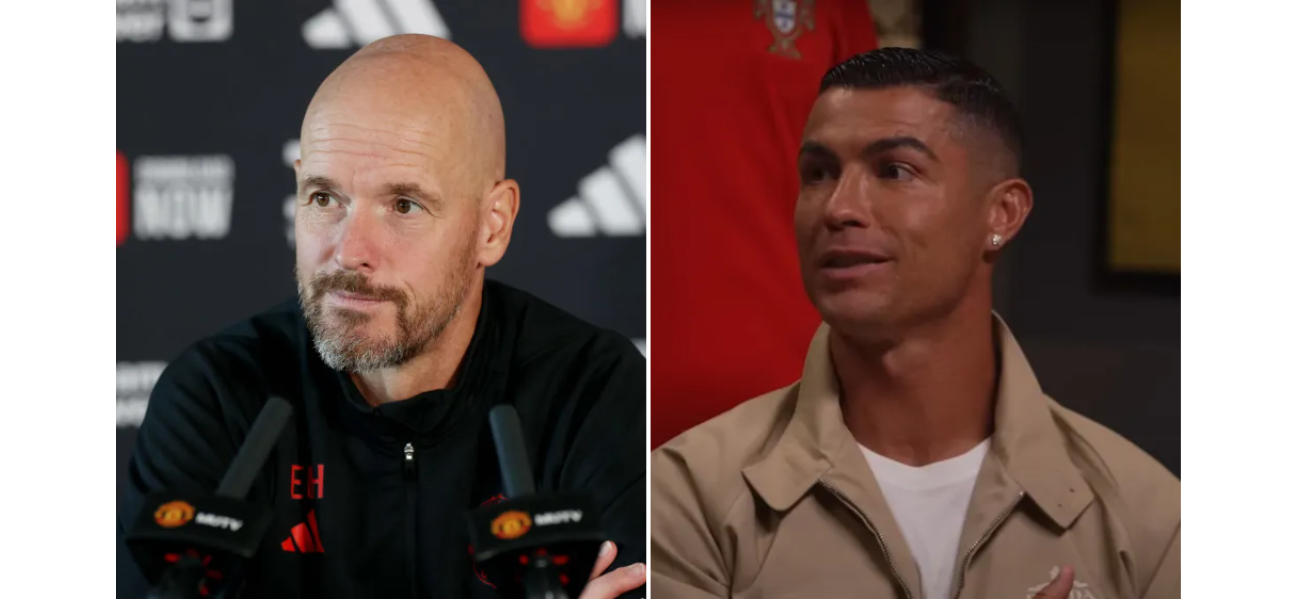 Ajax coach responds to Ronaldo's comments about Man Utd's playing style.