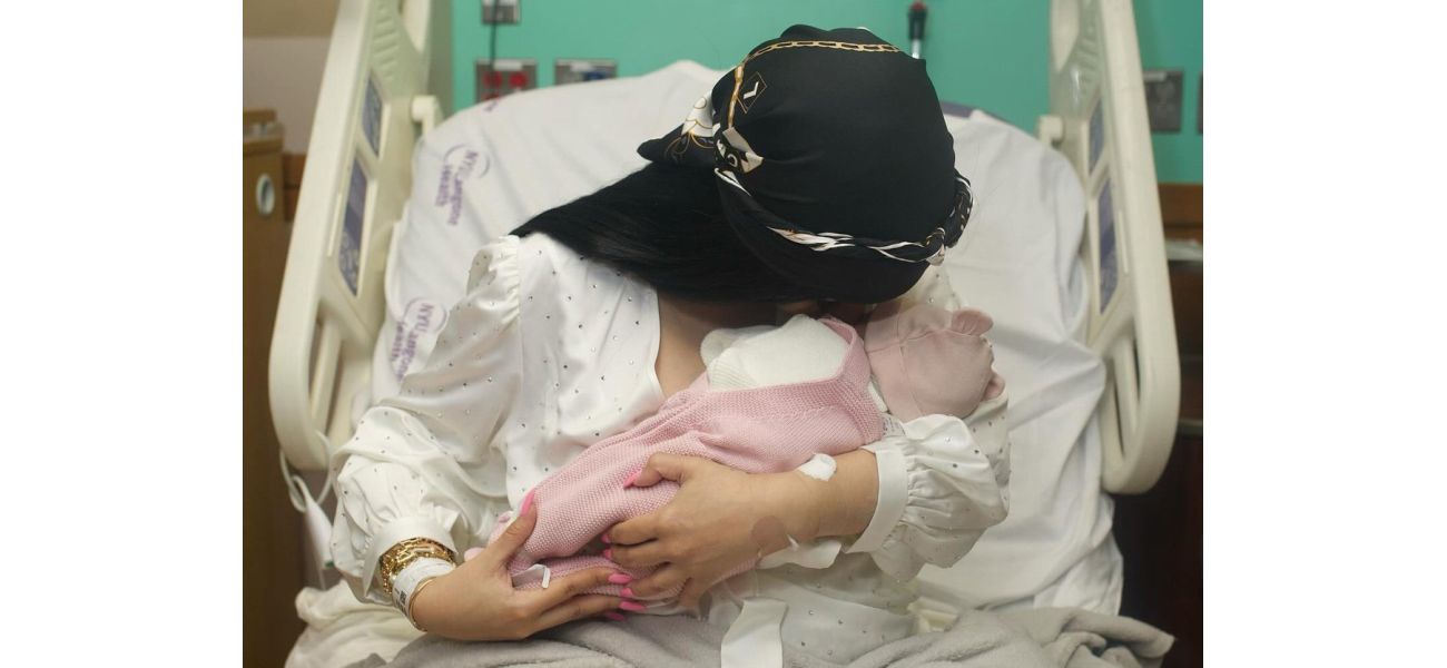 Celebrity rapper, age 31, shares intimate photos of giving birth and breastfeeding to announce new arrival.
