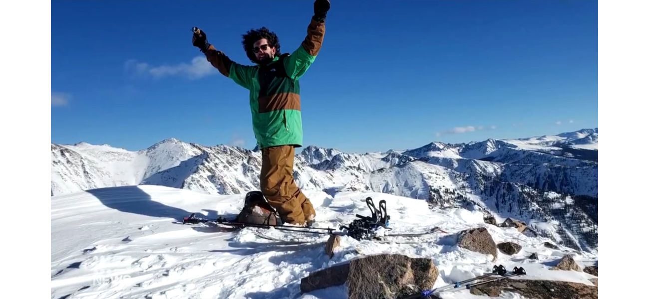 Andrew had a skiing accident and it took a few days for the search team to start looking for him.