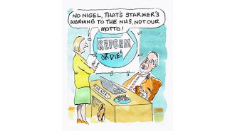 Cartoonist Guy Venables creates a daily comic featured in Metro newspaper.