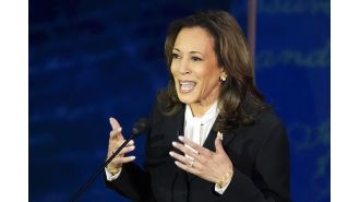 Kamala's company offers Trump 'audio earrings' after debate.