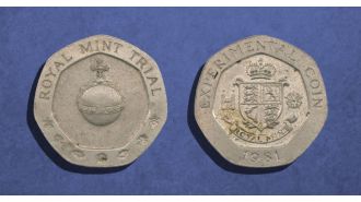Valuable coin recently discovered, set to fetch £700 at auction after being hidden for years.