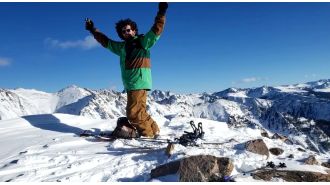 Andrew had a skiing accident and it took a few days for the search team to start looking for him.