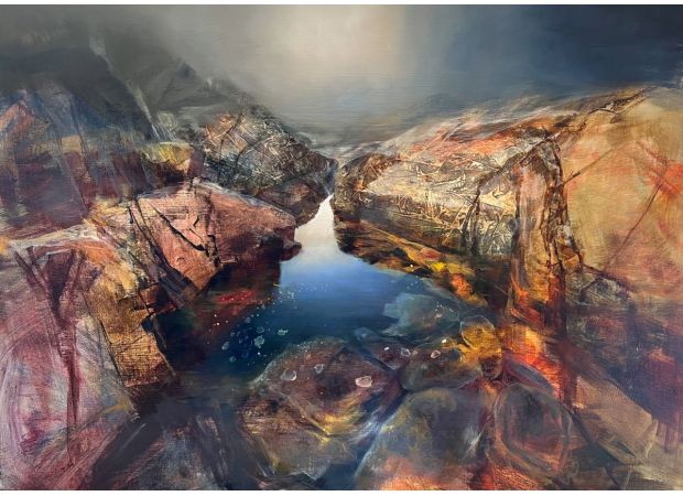 Artist Beth Robertson Fiddes is intrigued by water and it is the inspiration behind her new exhibition.