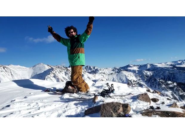 Andrew had a skiing accident and it took a few days for the search team to start looking for him.