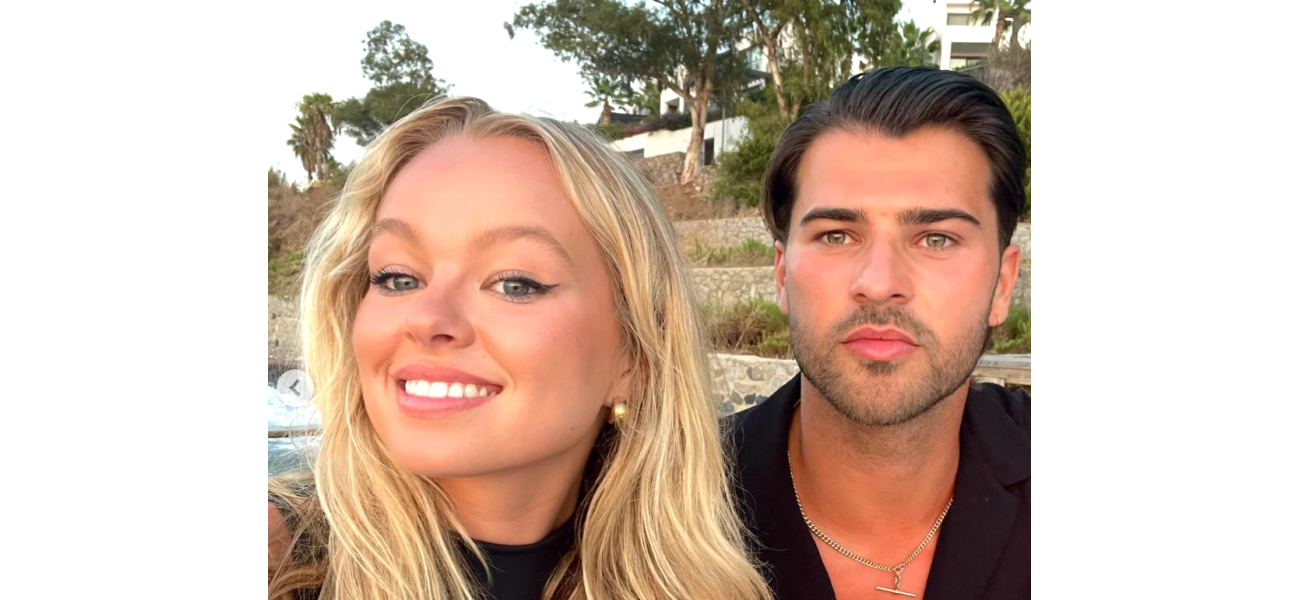Famous pair from TV show happily vacationing overseas, radiating with love.