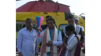 Chief Minister of Odisha conducts aerial inspection of Malkangiri, which has been severely impacted by floods.