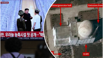 North Korea shares rare look into secretive uranium enrichment site.