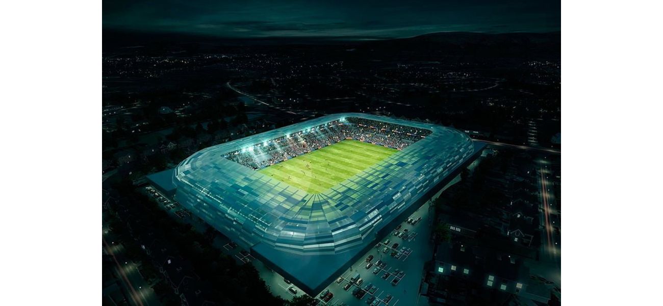 Possible paraphrase: Plans for Euro 2028 in doubt as government cancels construction of proposed £400 million stadium.