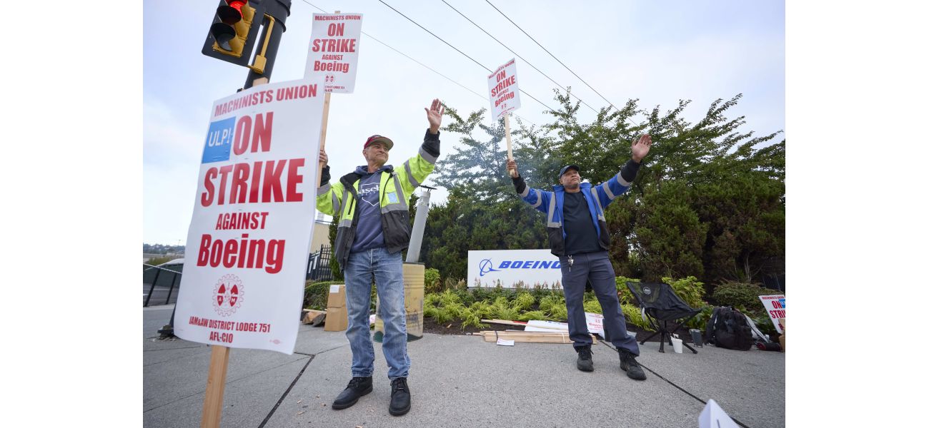 Boeing employees strike over rejected contract.