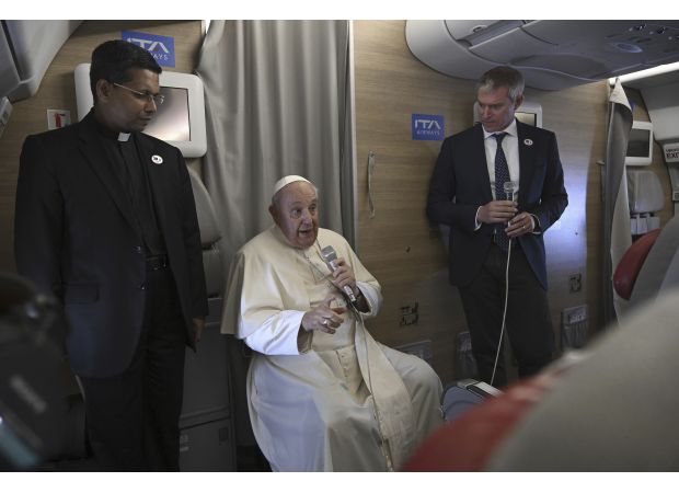 Pope Francis condemns both Trump and Harris, saying they are the 