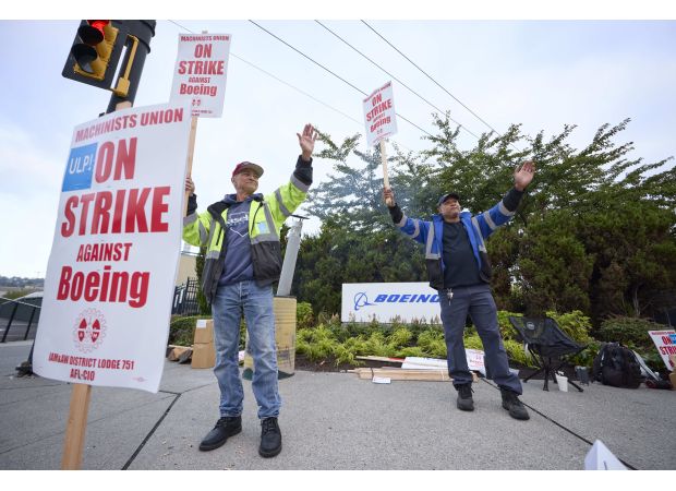 Boeing employees strike after turning down contract proposal.