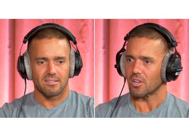 Spencer Matthews shares touching moment of brother's presence during marathon.