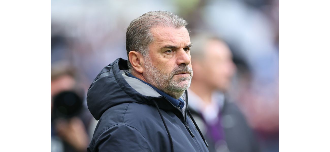 Tottenham coach Ange Postecoglou cautions players about falling into a 