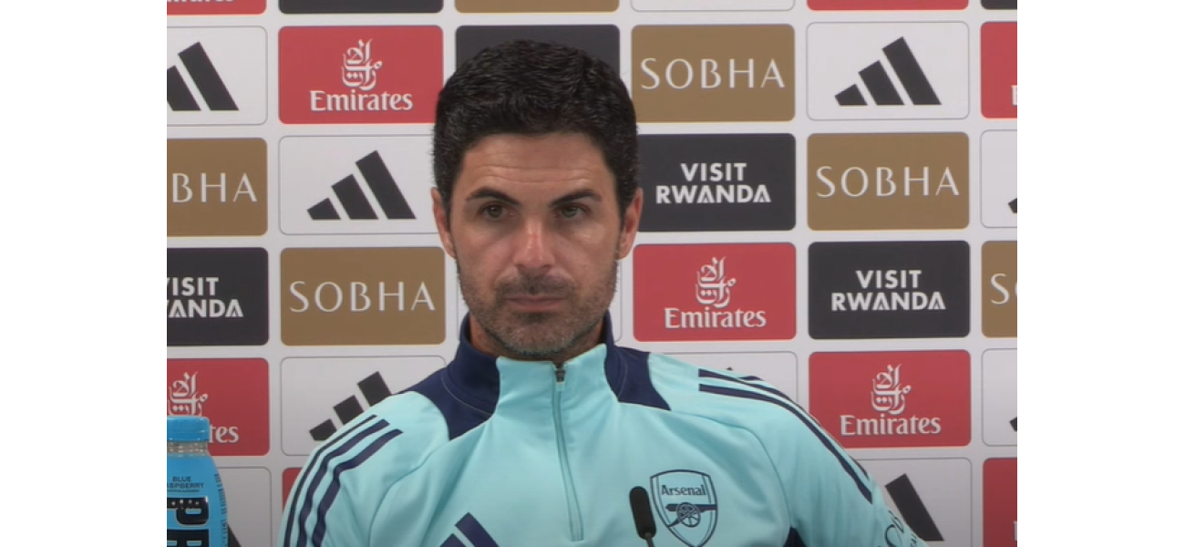 Arteta warns Arsenal player at risk of being benched.