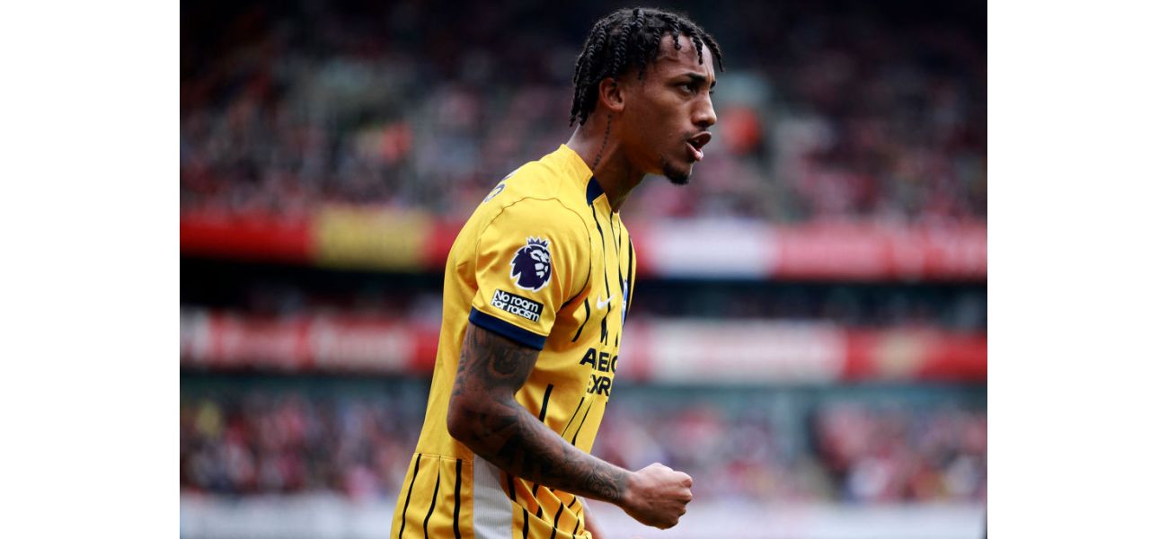 Joao Pedro is absent from Brighton's match against Ipswich due to a recent muscle injury.