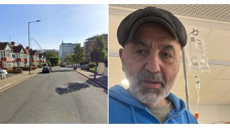An elderly man with dementia has been found wandering the streets alone for almost a week.