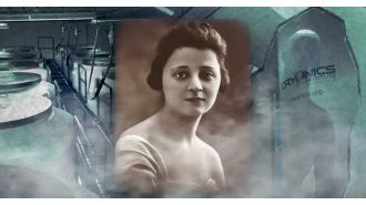 A woman has been cryogenically frozen for almost 50 years, anticipating a chance at a new life.