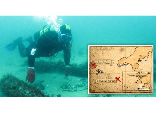Ancient ship with immense gold treasure worth £4 billion vanishes near UK shore.