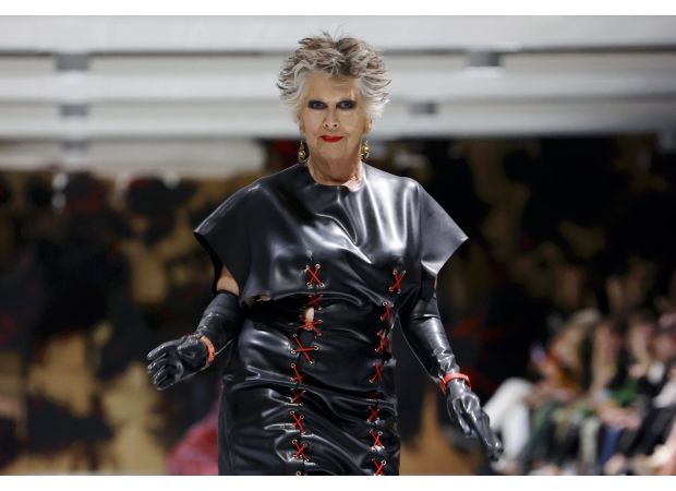 GBBO contestant makes sexy appearance at Fashion Week in London.