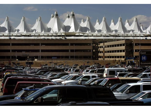 DIA's short-term parking areas to be relocated next week for cleaning.