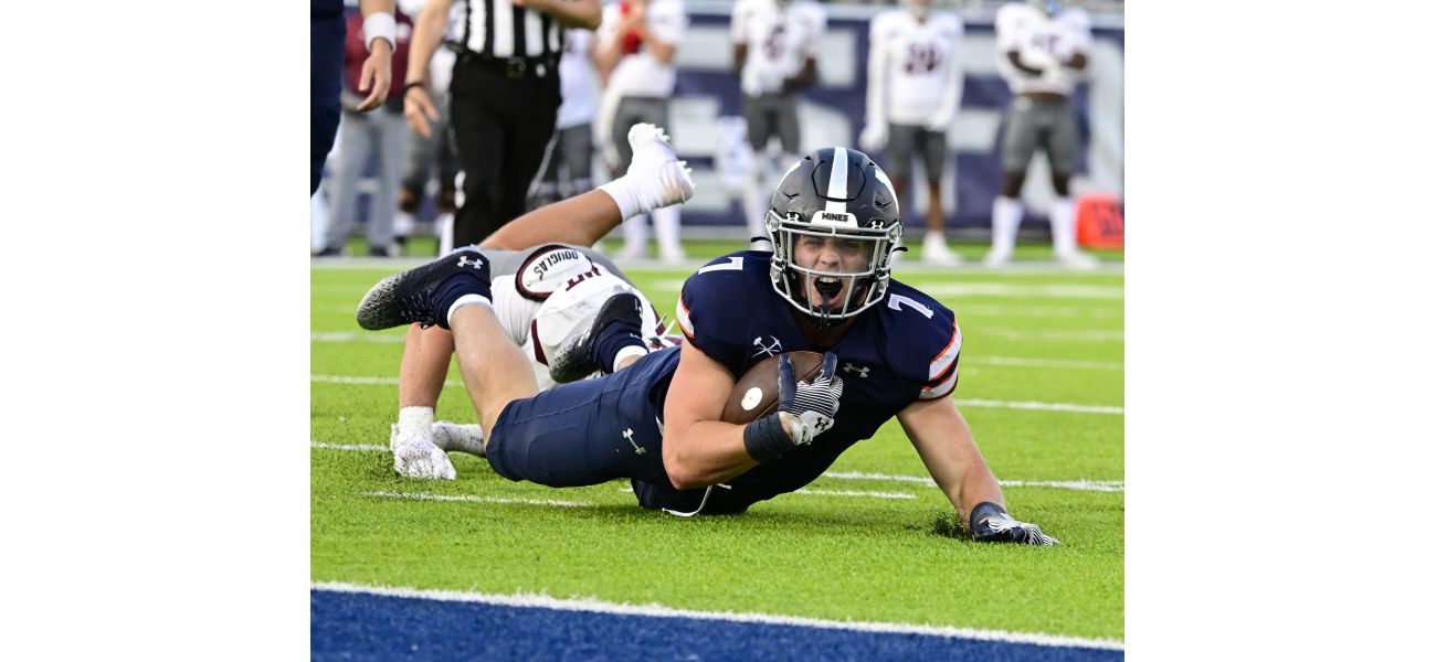 Colorado School of Mines' football team narrowly avoids being upset by Washburn, maintaining their undefeated record.