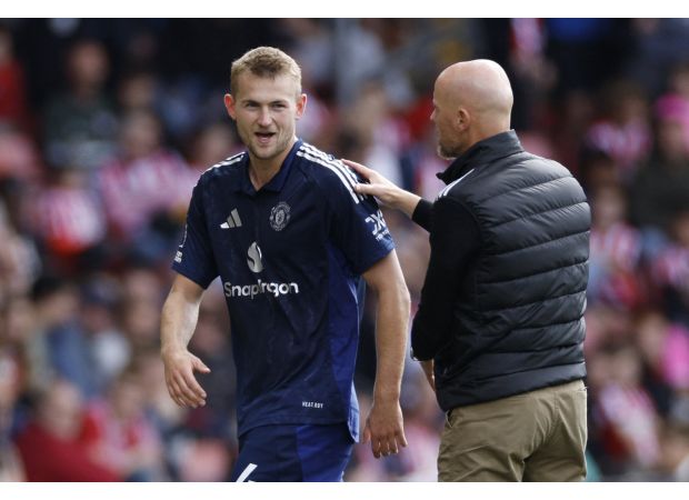 De Ligt gives injury update following Manchester United's victory over Southampton.