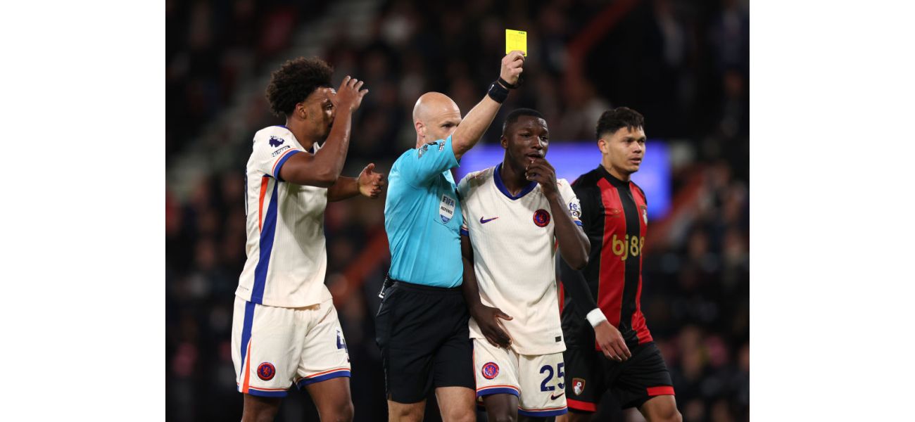 Chelsea and Bournemouth both fined for excessive yellow cards in a game that broke records.