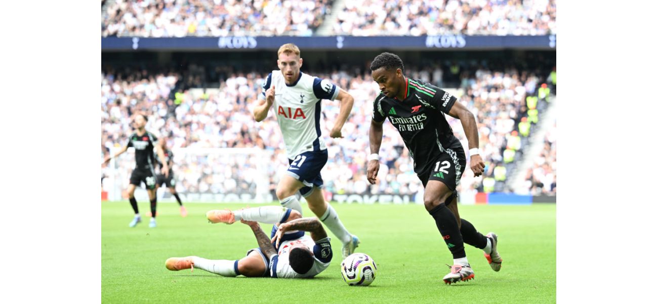 Jurrien Timber was not ejected from game after Tottenham and Arsenal players fight in derby match.