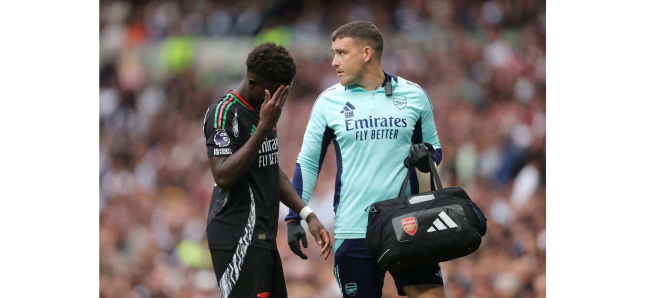 Mikel Arteta gives an update on Bukayo Saka's injury after another worrying incident for Arsenal.