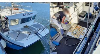 £100 million worth of cocaine seized from fishing boat near Cornwall.