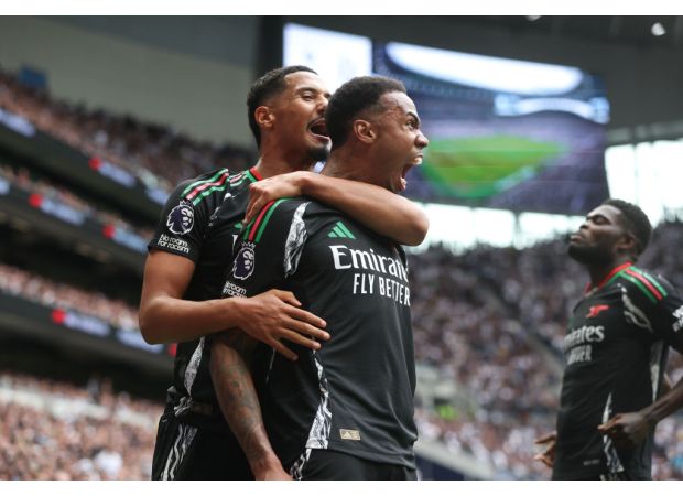 Gabriel Magalhaes secures another win for Arsenal against struggling Tottenham in the derby.