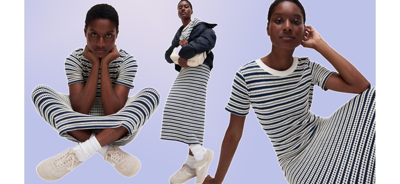 M&S customers love this midi dress for its flattering fit and versatility as a transitional item.